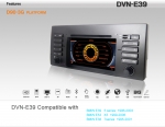 Штатная GPS магнитола для BMW  DVN E-39 Dynavin